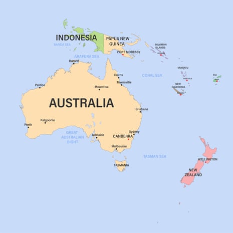 Australia. Non in Asia