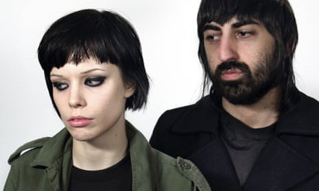 Alice Glass and Ethan Kath pictured as Crystal Castles.