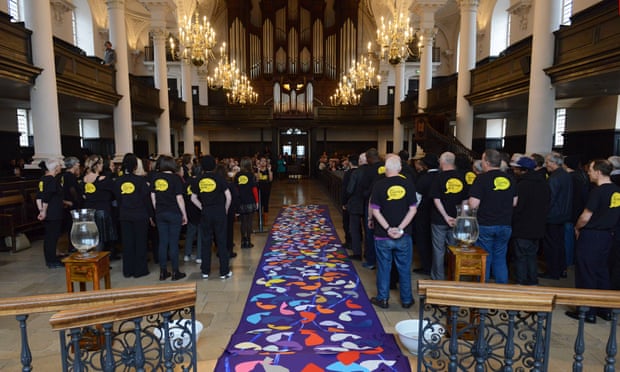 The annual service of commemoration for homeless people who have died on the streets of London in the previous 12 months at St Martin-in-the-Fields.