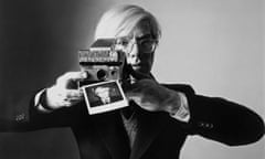 Oliviero Toscani's photograph of Andy Warhol