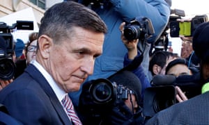 Michael Flynn in Washington DC, on 18 December 2018.
