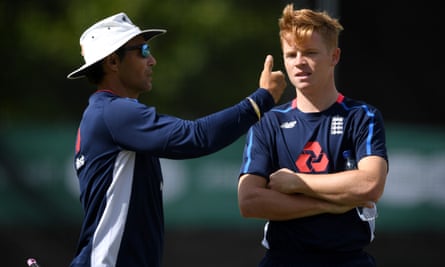 Ollie Pope and Mark Ramprakash talk at Lord’s in the summer of 2018