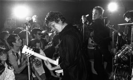 Legendary gig … the Sex Pistols perform at the 100 Club, London, 1976
