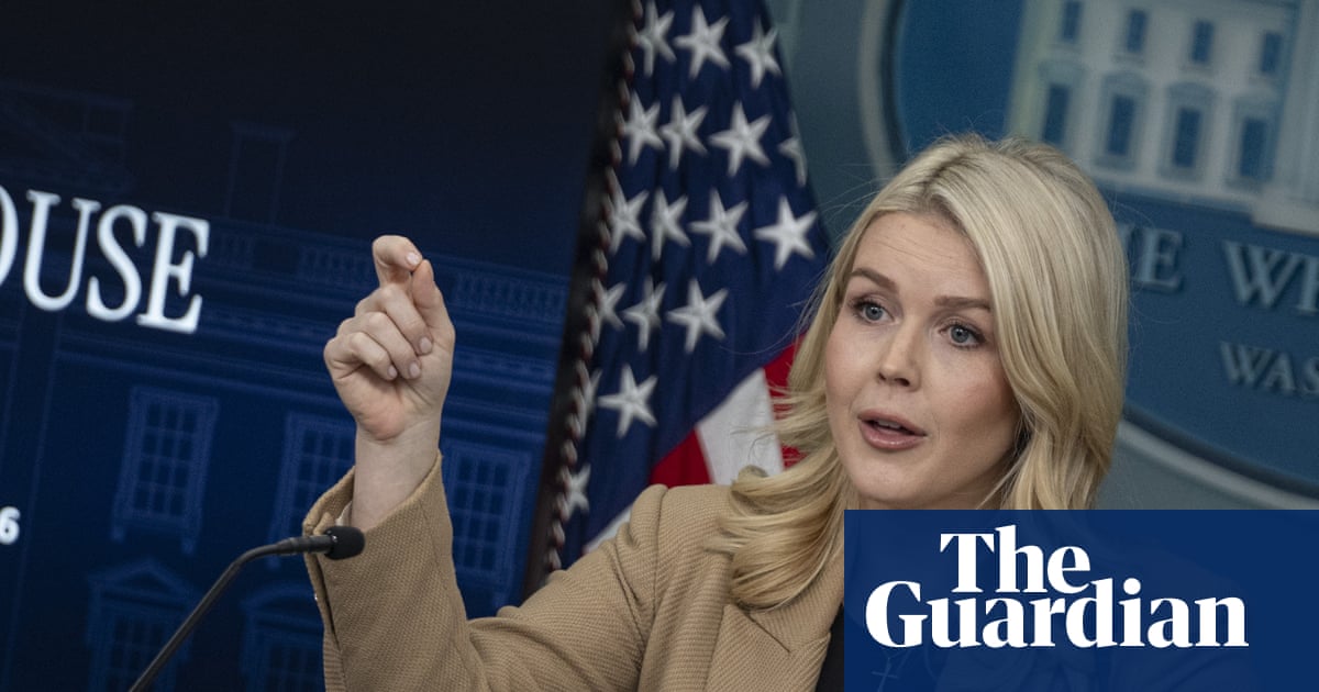 Karoline Leavitt explains the First Amendment: you’re free to broadcast whatever you want, as long as it’s all Trump, unedited, and legally indemnified.