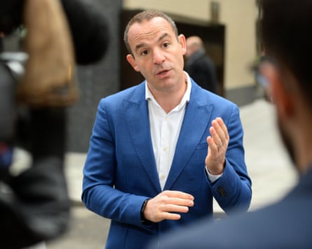 Money Saving Expert’s Martin Lewis speaks to the media