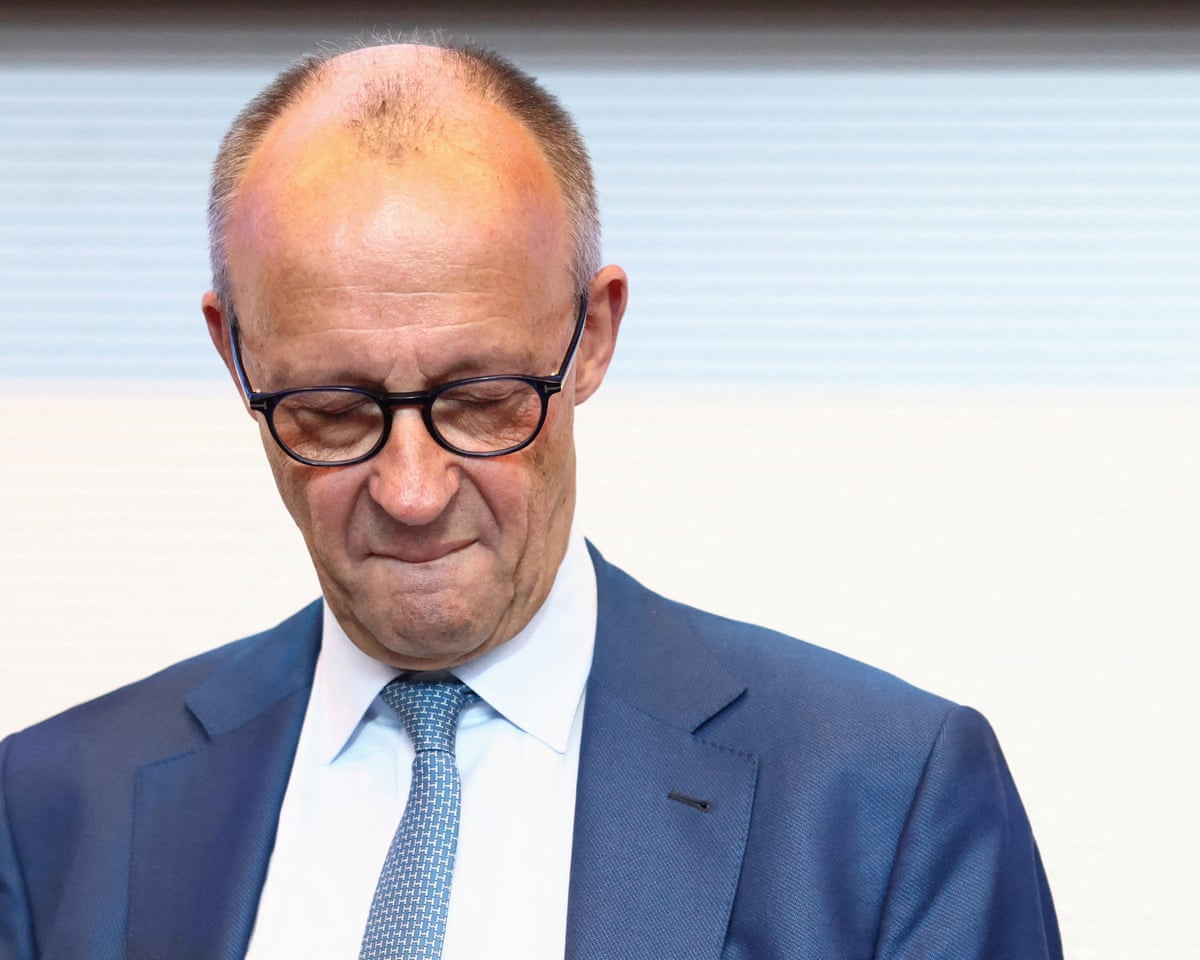 German chancellor and Christian Democratic Union party leader Friedrich Merz.