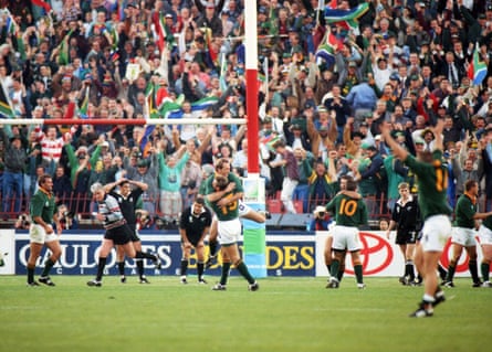 Las celebraciones sudafricanas comienzan con el pitido final en Ellis Park