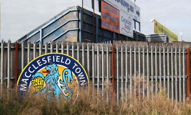 Macclesfield’s Moss Rose ground, pictured on Thursday. The club were due to play in the National League this season.