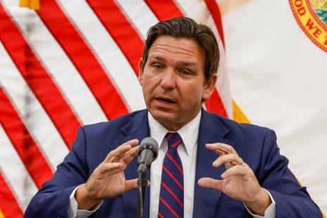 Ron DeSantis enters the chat: governor eyes chance to redraw Florida maps | Florida | The Guardian