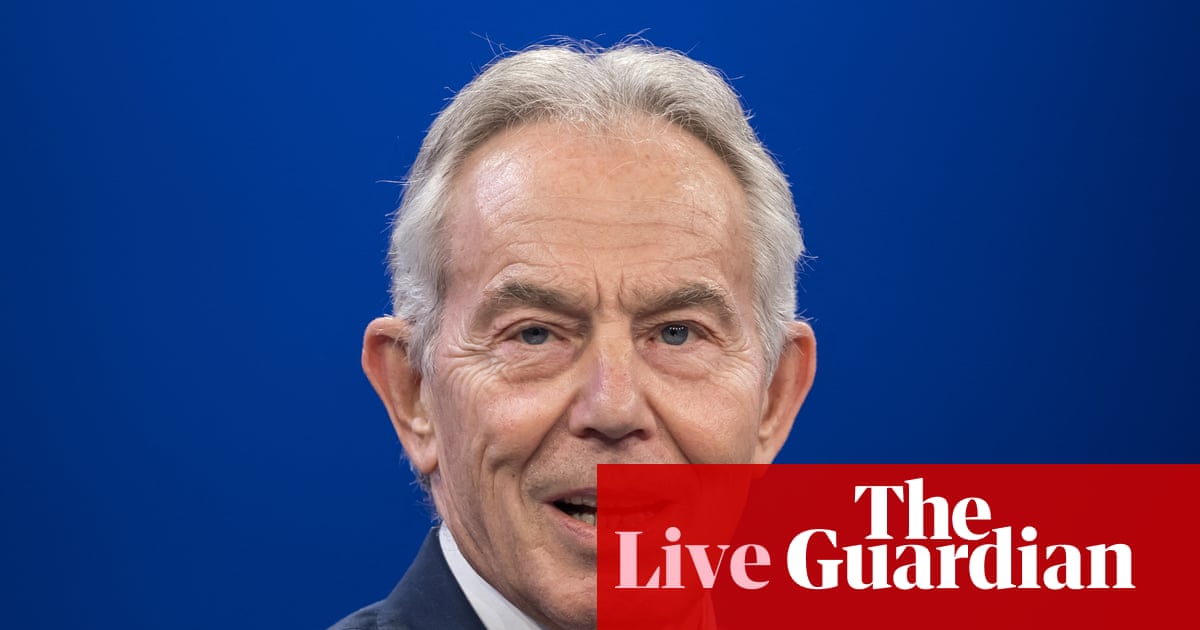 Minister rejects Blair intervention, accusing ex-PM of retreading old arguments UK politics live