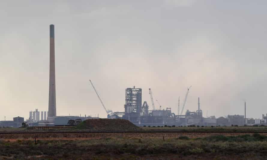 The Nyrstar smelter in Port Pirie, South Australia