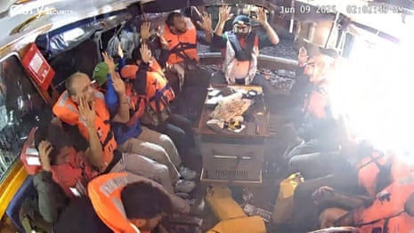 Israeli forces halt Gaza-bound aid yacht carrying Greta Thunberg – video