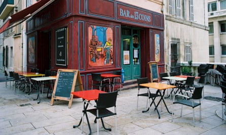 A bistro in the Quartier du Panier, Marseille