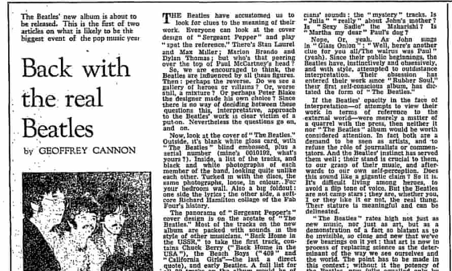 The Guardian, 19 November 1968.