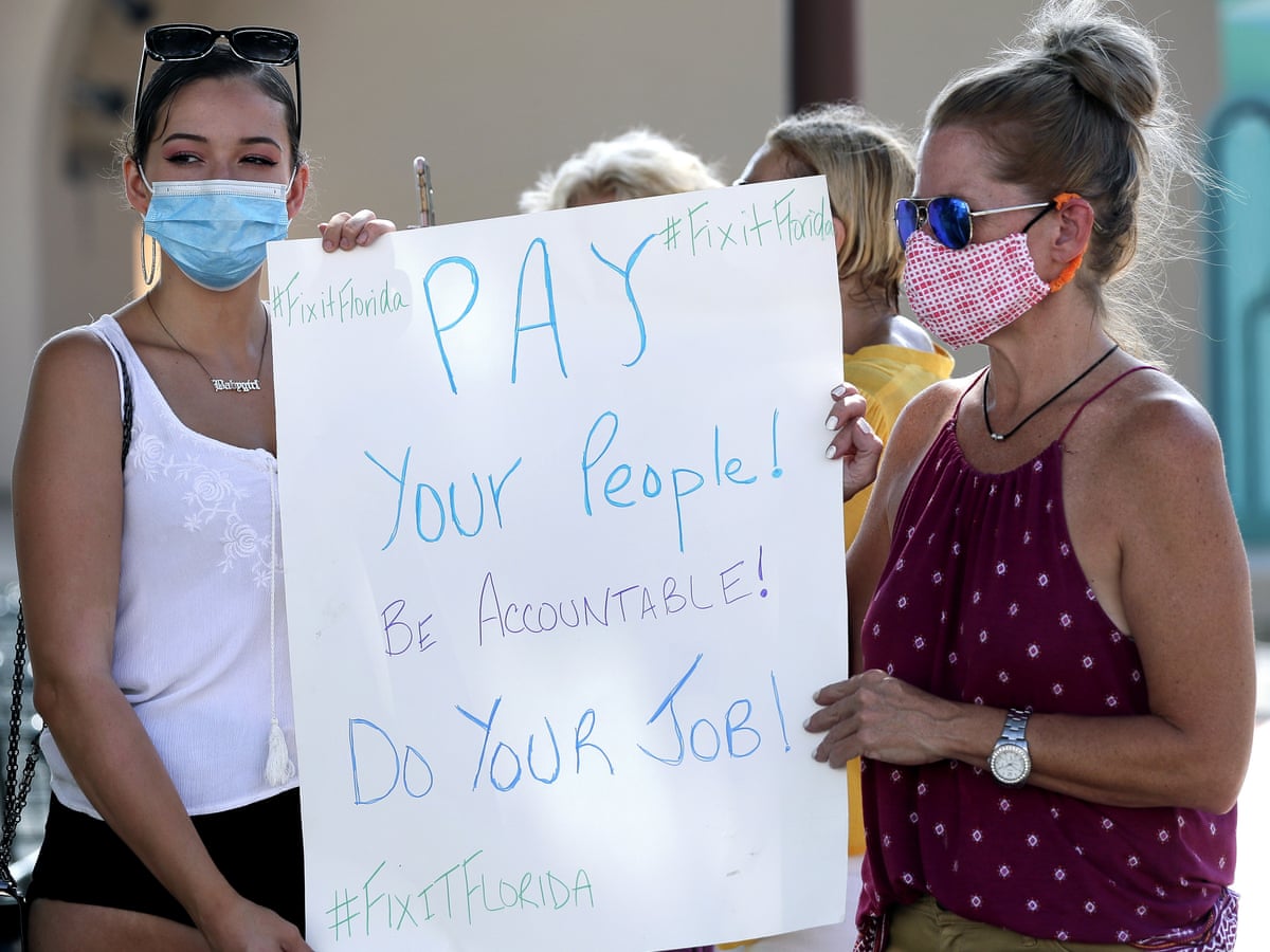 I Lost Everything Laid Off Workers Battle Florida S Chaotic Benefit System Florida The Guardian