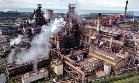 Tata Steel's Port Talbot steelworks in Wales 