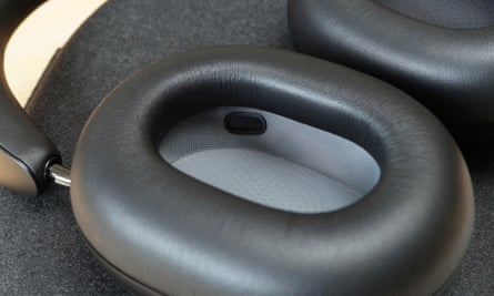 The wear sensors within the ear cup of the Sonos Ace headphones