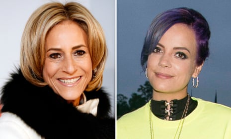 Emily Maitlis and Lily Allen