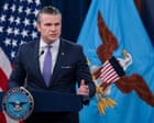 Middle East crisis live: Hegseth says US will ‘negotiate with bombs’ until Iran agrees to a ceasefire deal