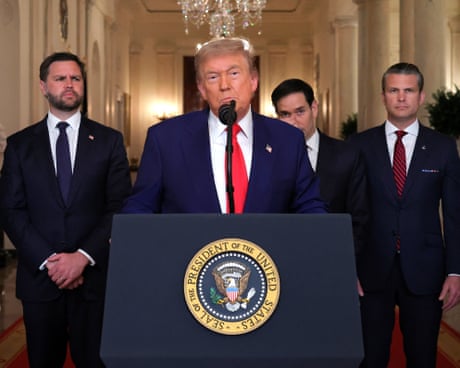 Israel-Iran war live: Trump says Iran’s key nuclear facilities ‘obliterated’ in US strikes and that Tehran must now make peace