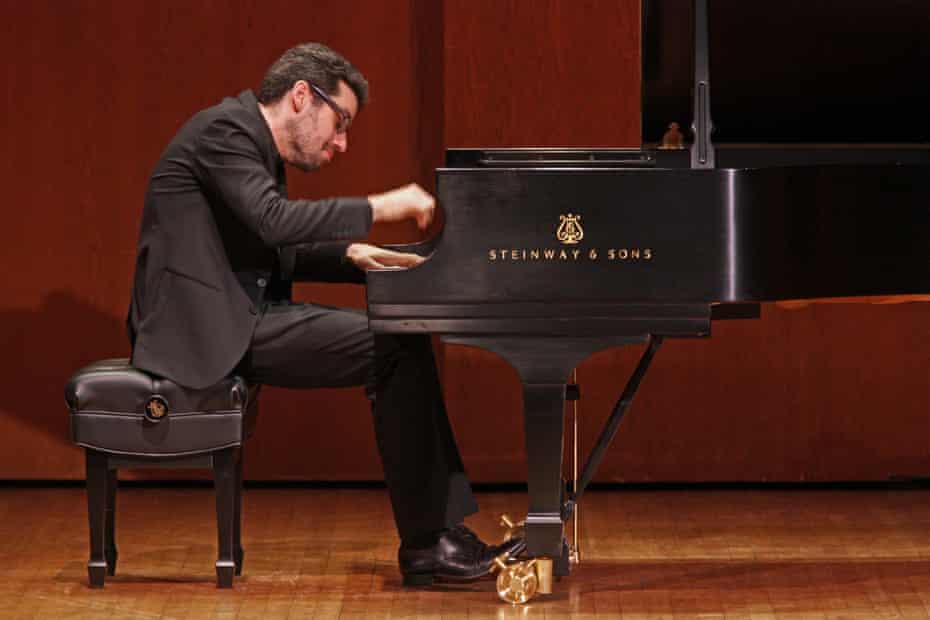 'I usually do 80 concerts a year'… Jonathan Biss on stage at 92Y, in New York.