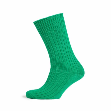 Community Clothing Unisex Premium Cotton Sock Rib Green