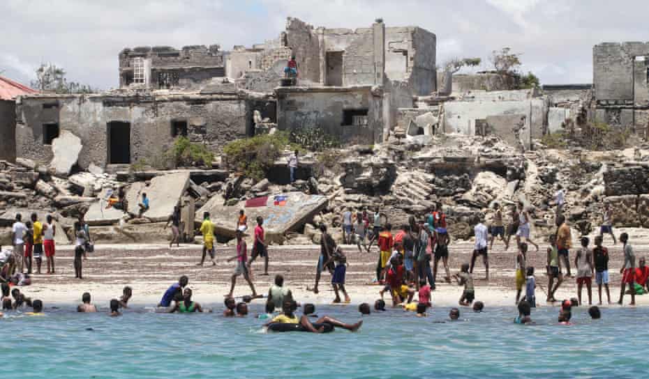 Lido beach, north of Somalia’s capital, Mogadishu
