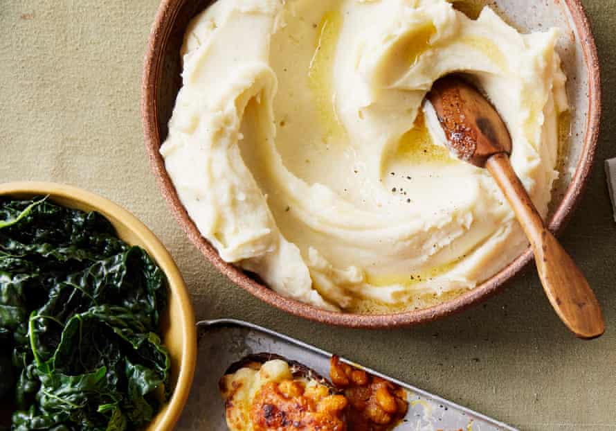 19 Feb 2022 James Knappett’s potato winter warmers: venison hotpot, clotted cream mash, and jacket potatoes with masala beans.
