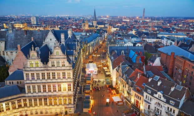 Ghent skyline, Belgium