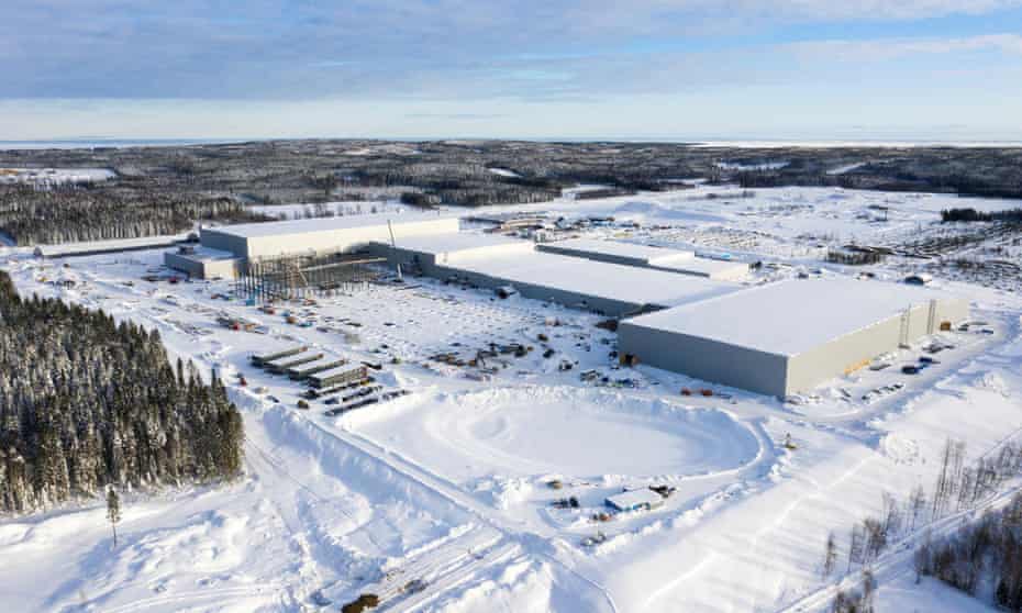 The Northvolt facility in Skellefteå, Sweden.