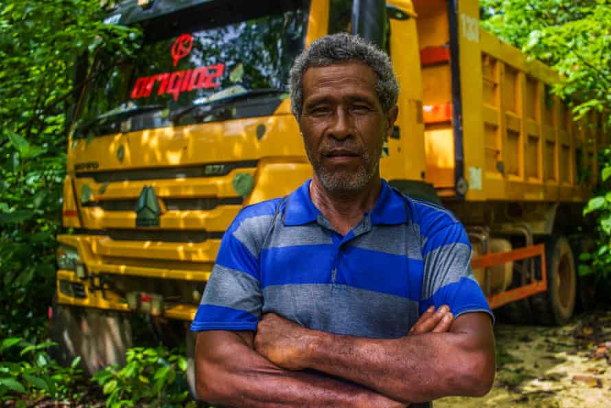 Amos Tuhaika, from Avatai Village said that the community’s ability to feed itself from the land and sea had been significantly affected by logging and mining on the island.