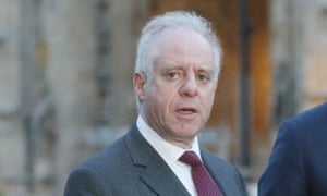 Jonathan Arkush speaks to reporters after the meeting with Jeremy Corbyn in April.
