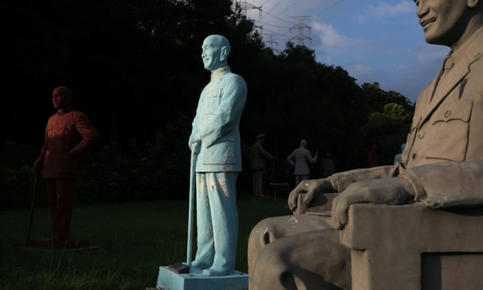 Chiang Kai Shek, Modern Metal Garden Statues Taiwan