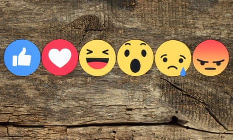 Facebook emoji reactions