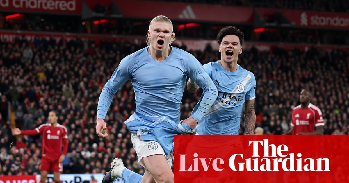 ليفربول 1-2 مانشستر سيتي: الدوري الإنجليزي الممتاز - ردود الفعل المباشرة ليفربول 1-2 مانشستر سيتي: الدوري الإنجليزي الممتاز - ردود الفعل المباشرة