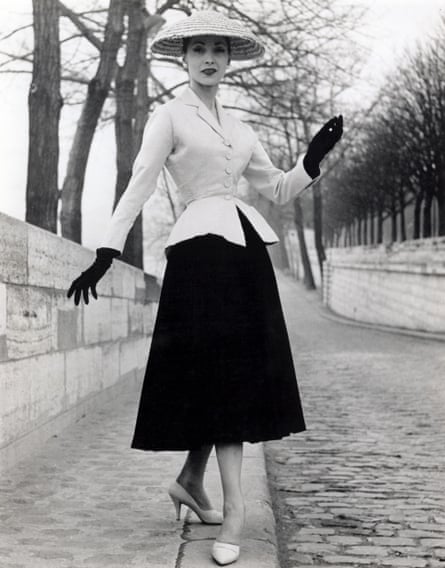 Christian Dior, the rising star of French fashion – archive, 1947