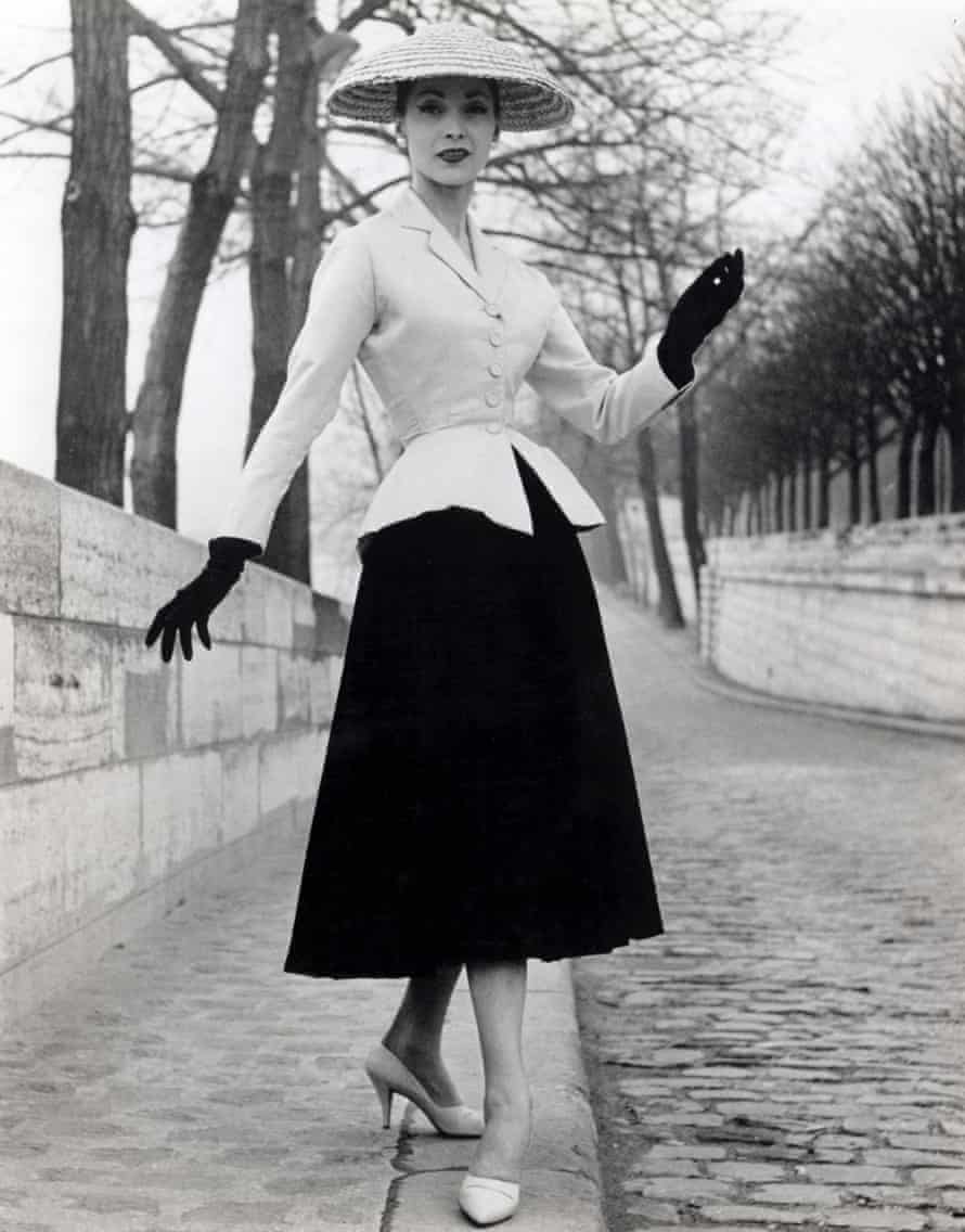 A new look from Dior, 1947.
