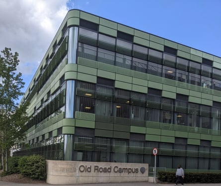 The Old Road Campus Research building, which houses institutes, including the Jenner, working on a variety of research, from cancer to tropical medicine.