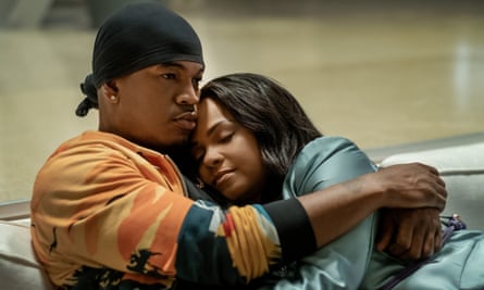 Ne-Yo as Sage Odom and Christina Milian as Colette Jones in Step Up.