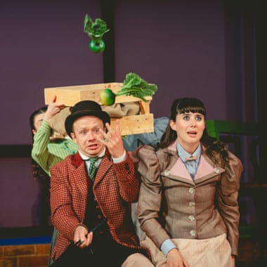 Gareth Cassidy and Molly Roberts in The Card.