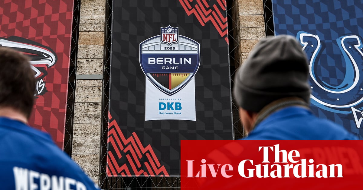 NFL week 10 live: Indianapolis Colts v Atlanta Falcons in Berlin – live