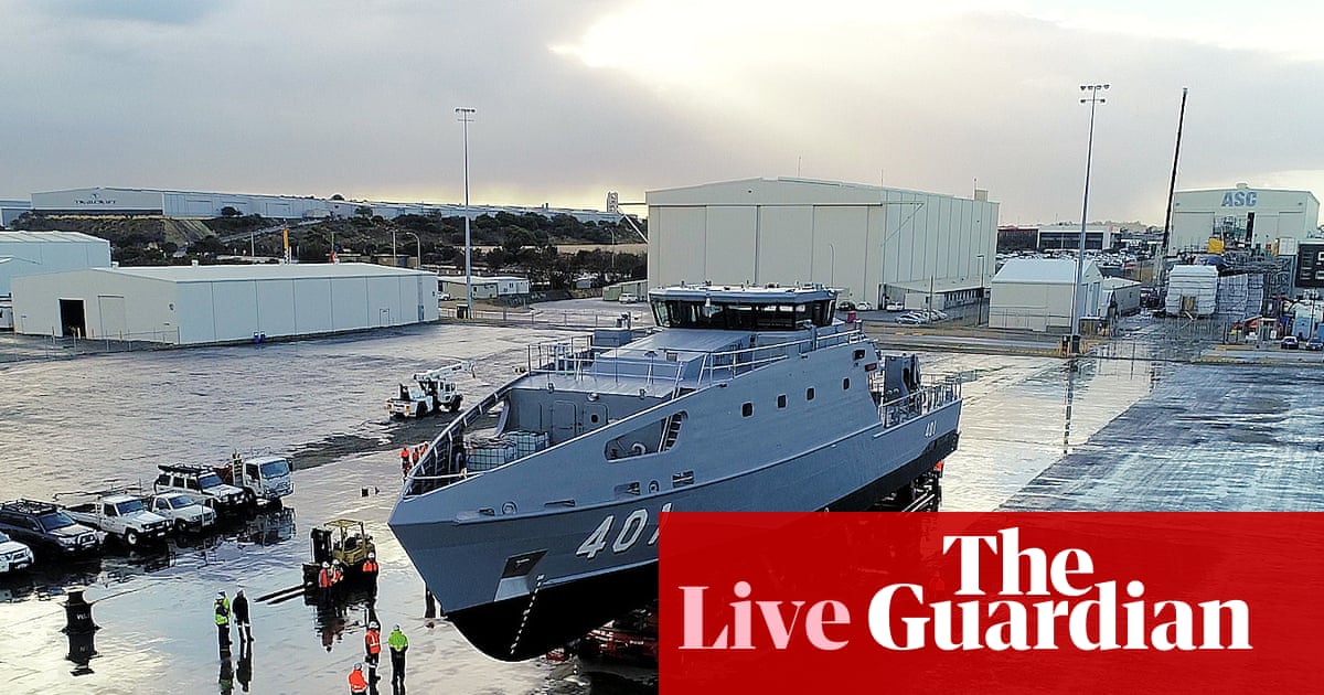 Australia news live: Chalmers clears way for Korean firm to up its stake in defence shipbuilder; weight-loss drugs being considered for inclusion on PBS