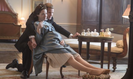 Claire Foy and Matt Smith in The Crown.
