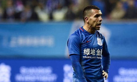 Carlos Tevez has scored just twice in the Chinese Super League since his move in December.