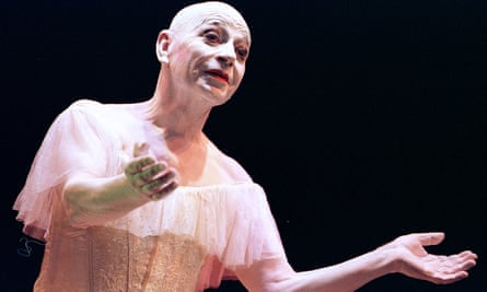 Lindsay Kemp in a scene from Dreamdances at the Peacock Theatre in 2002