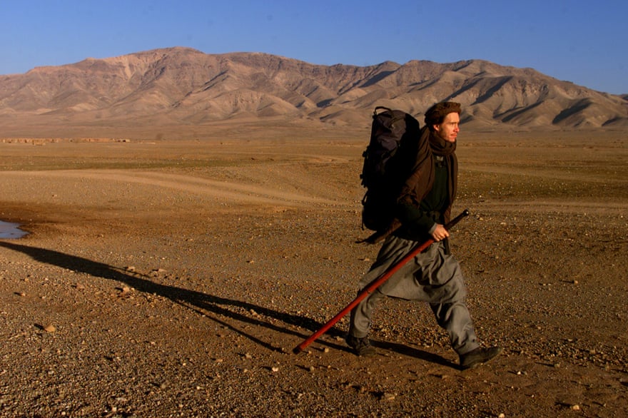 Rory Stewart walking across Afghanistan in 2002