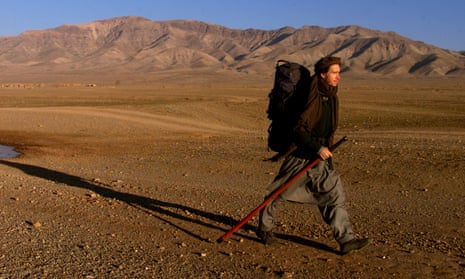 Rory Stewart walking across Afghanistan in 2002, which he wrote about in his book The Places In Between.