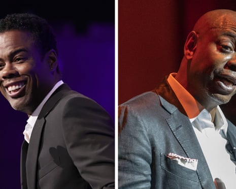 High-octane hilarity … Chris Rock, left, and Dave Chapelle.