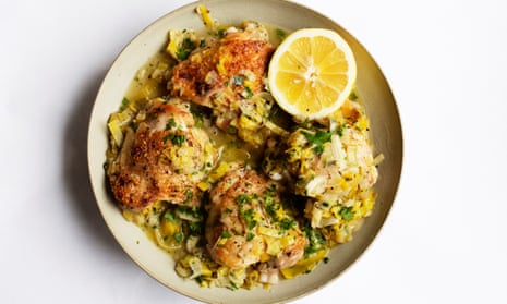 Nigel Slater’s recipe for chicken with leeks | Food | The Guardian