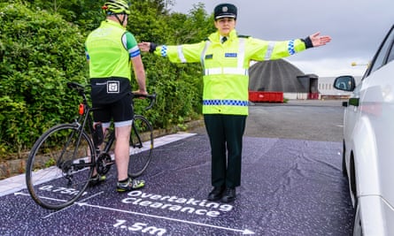 PSNI and Cycling Ulster launched a campaign on the same issue in Belfast, Northern Ireland, last month.